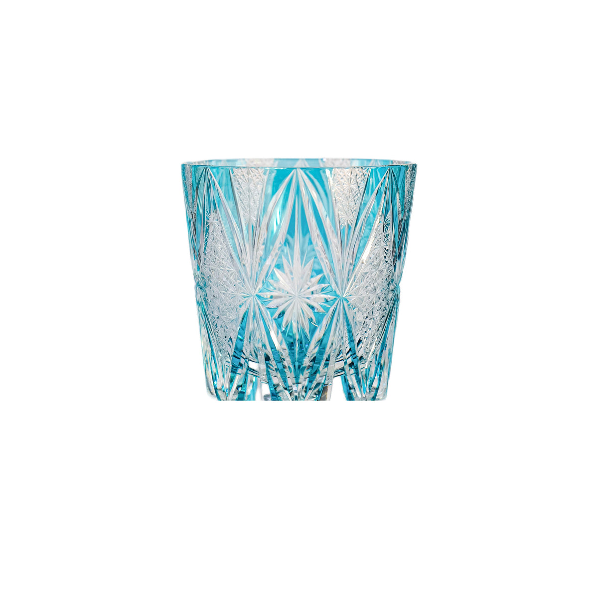 Brocade Edo Kiriko Whisky Glass — Turquoise / Standard