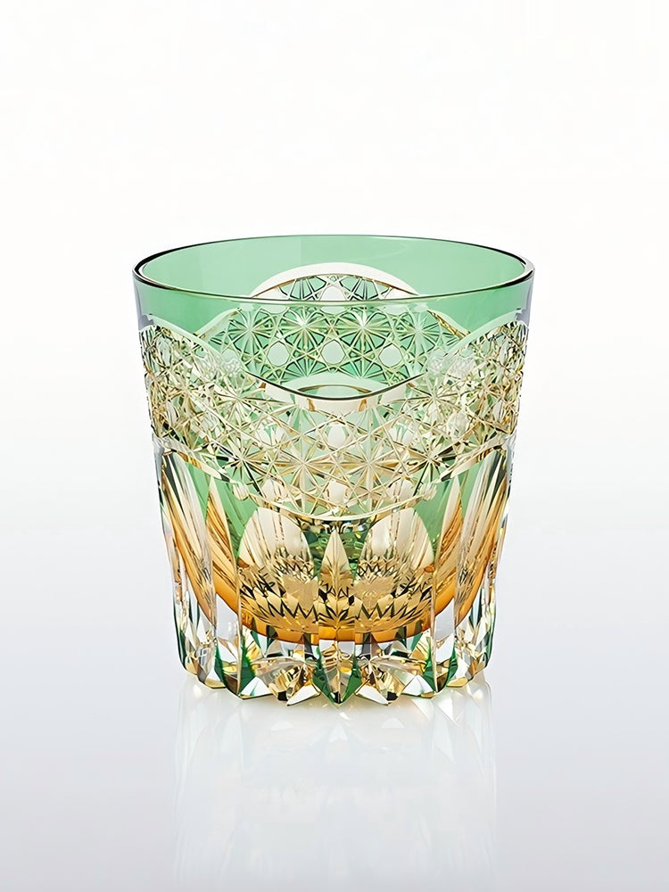 Dawn Edo Kiriko Whisky Glass — design and cut detail