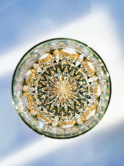 Dawn Edo Kiriko Whisky Glass — design and cut detail