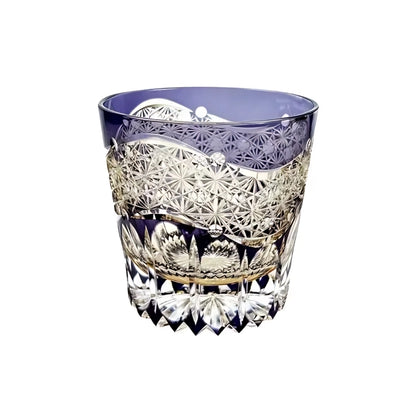 Dawn Edo Kiriko Whisky Glass — Purple / Single